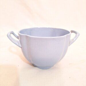 Vintage Johnson Bros Greydawn Sugar Bowl Blue double handle